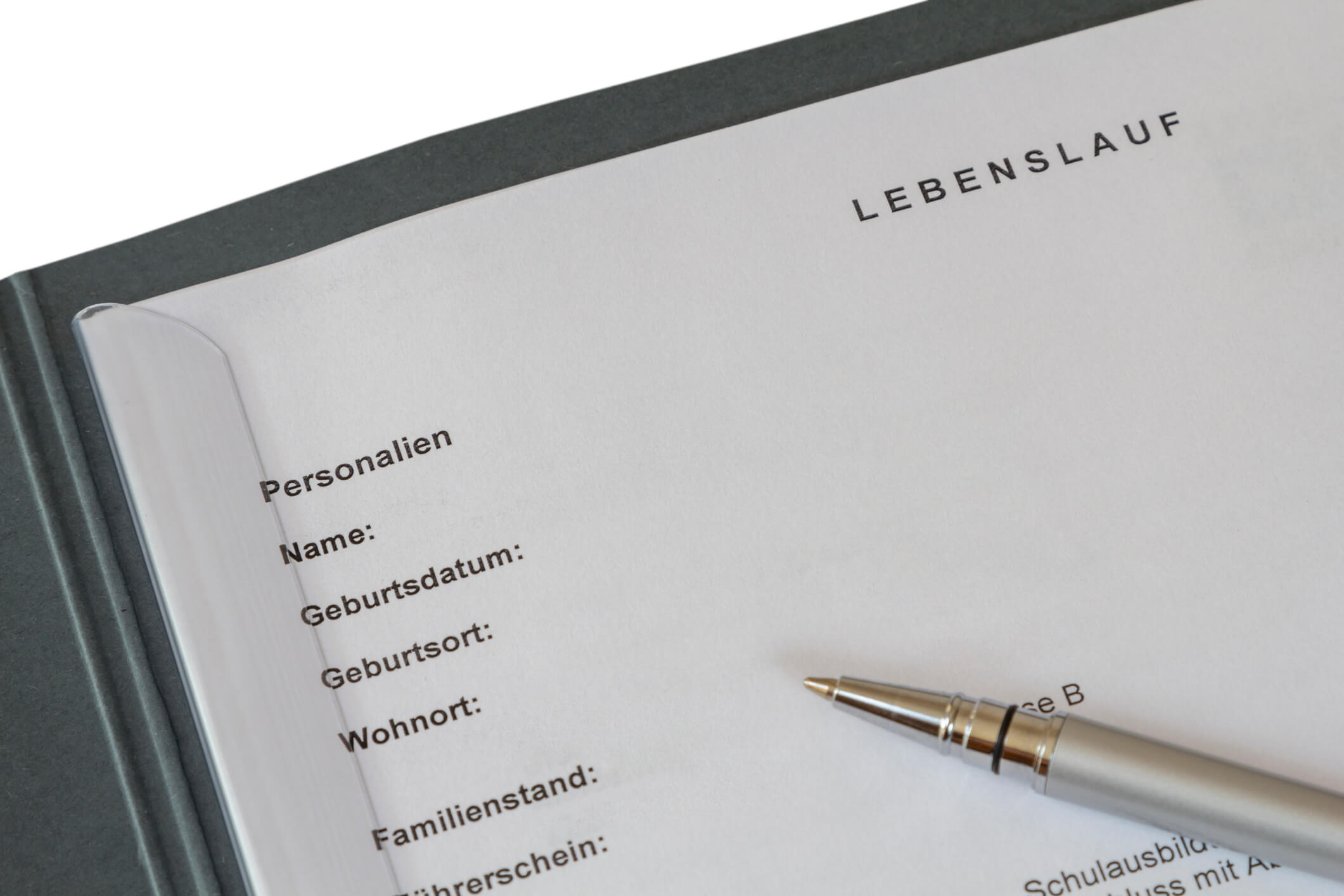 How to write a German CV